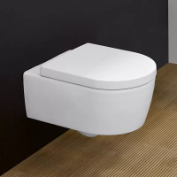 Set vas wc suspendat Direct Flush, cu capac soft close, Villeroy & Boch Avento 5656HR01 Set vas wc suspendat Direct Flush, cu capac soft close, Villeroy & Boch Avento 5656HR01
